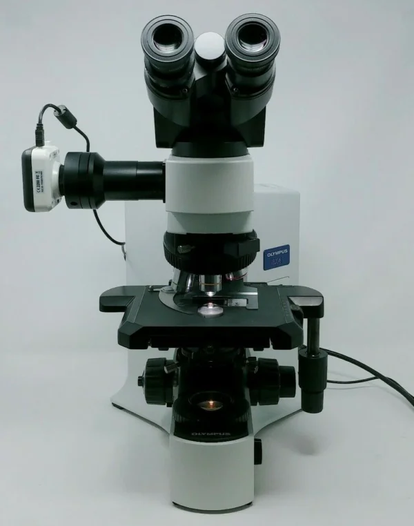Olympus Microscope BX41 with 2x, 60x, and Camera - Image 12
